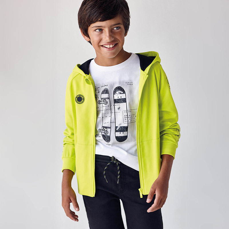 Mayoral Koszulka ECOFRIENDS z krótkim rękawem skate dla chłopaka 6089 col.24 Biały Mayoral - 1