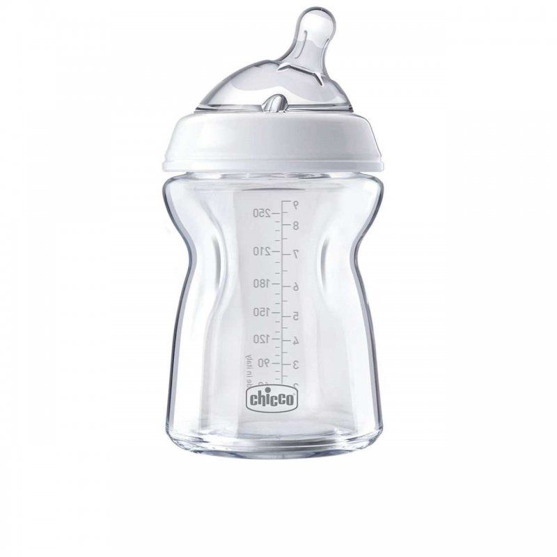 Chicco Butelka szklana Natural Feeling 0M+ 250ml Chicco - 1