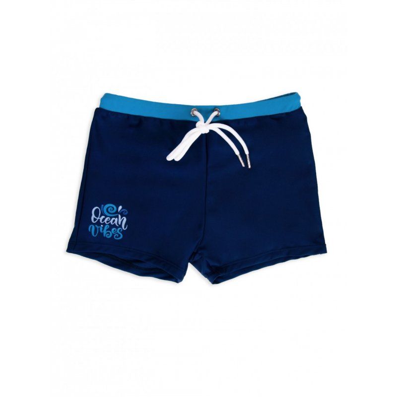 YOCLUB Spodenki kąpielowe chłopięce granatowe YO CLUB - 1