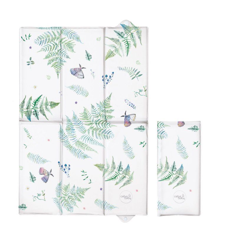 CEBA BABY, SKŁADANA MATA DO PRZEWIJANIA 60X40 WATERCOLOR WORLD POLYPODY Ceba baby - 1