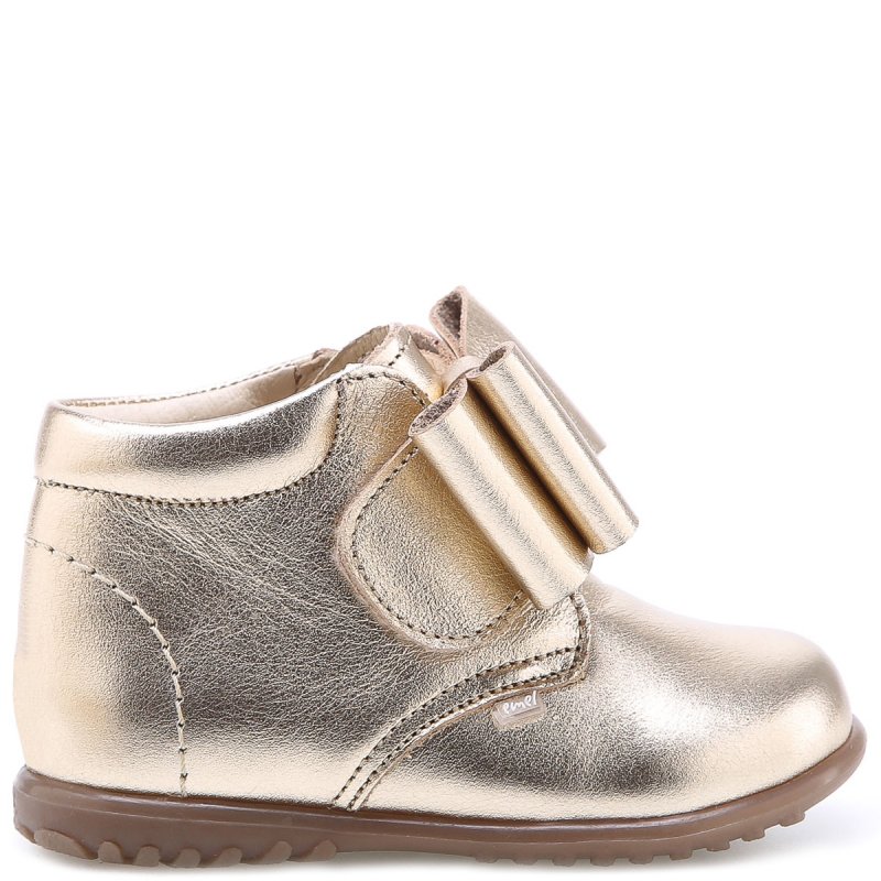 Emel buty trzewiki złote z kokardką E1077E-5 Emel - 1