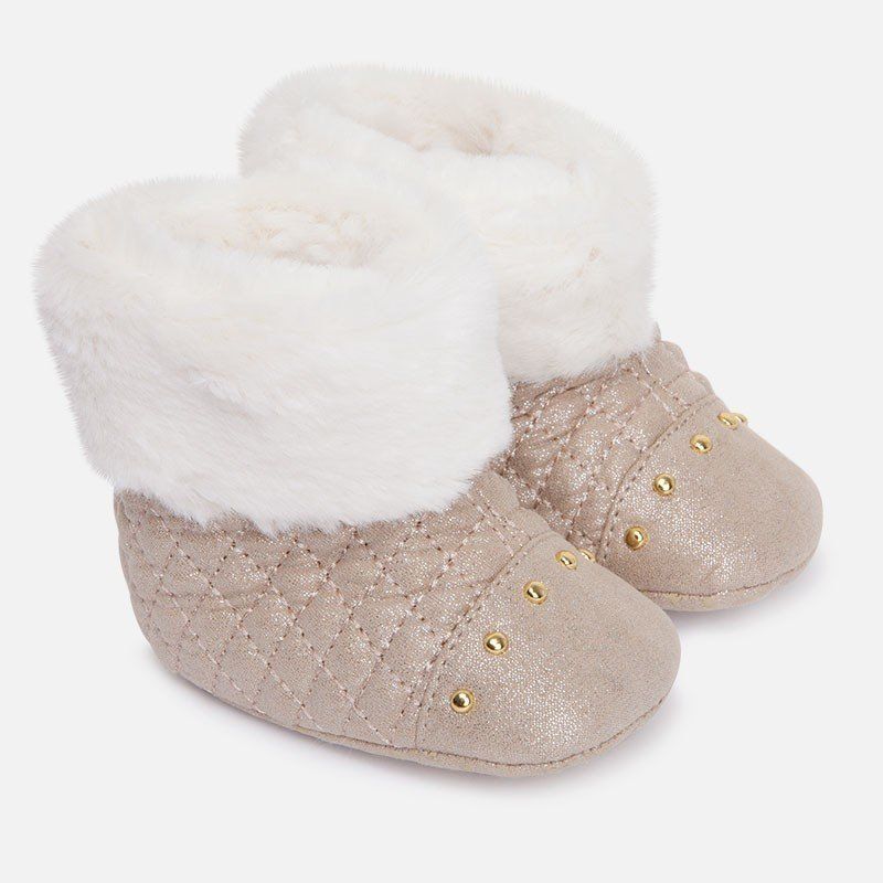 Mayoral Botki niemowlęce z futerkiem 9370 col.676 Mayoral - 1