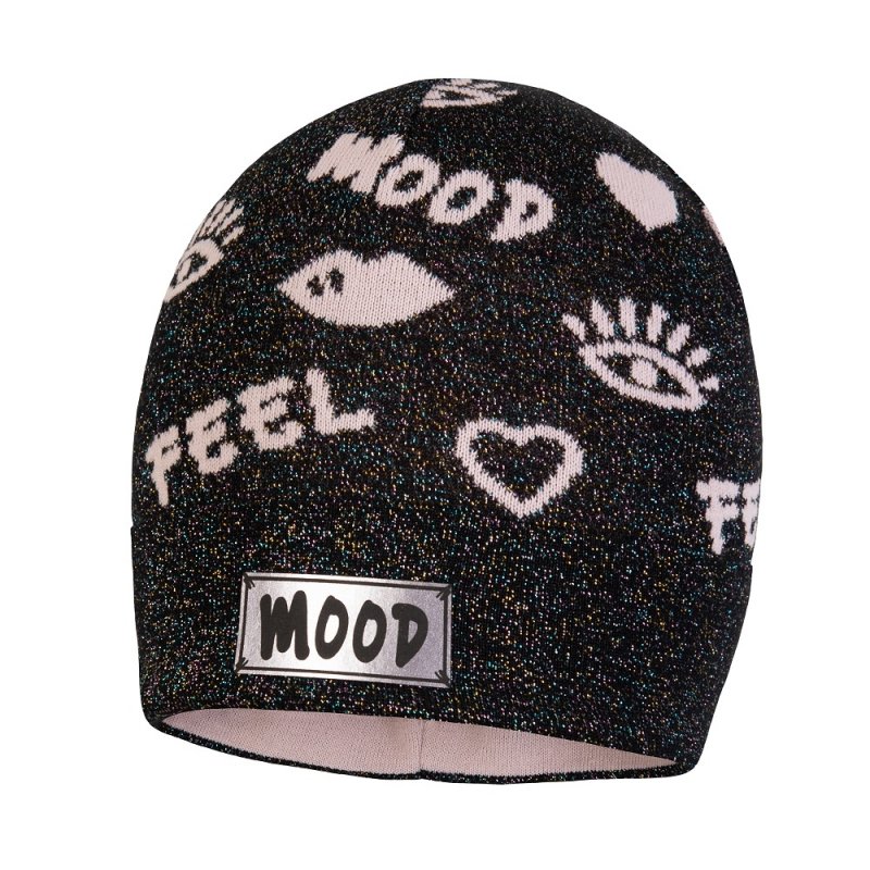 BROEL Czapka dziewczęca HILDA Czarny Broel - 1