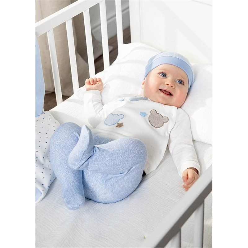 Mayoral Komplet z półśpioszkami dzianina drapana dla chłopca 2510 col.79 Mayoral - 1