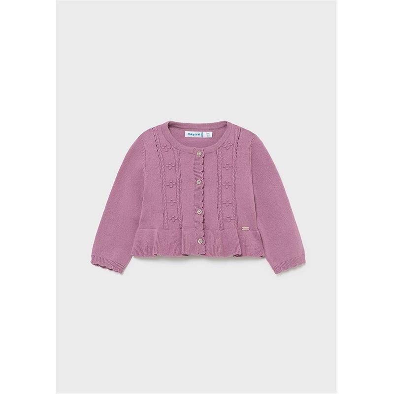 Mayoral Sweterek ECOFRIENDS dla niemowlęcia dziewczynki 2387 col.61