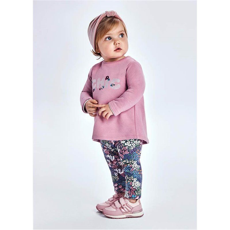 Mayoral Komplet z leginsami z nadrukiem dla niemowlęcia dziewczynki 2716 col.6 Mayoral - 1