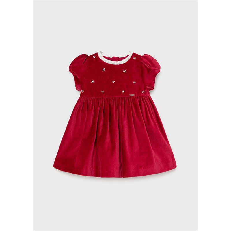 Mayoral Sukienka aksamitna dla niemowlęcia dziewczynki 2912 col.11 Mayoral - 1