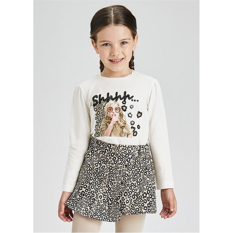 Mayoral Koszulka ECOFRIENDS z nadrukiem dla dziewczynki 4005 col.11