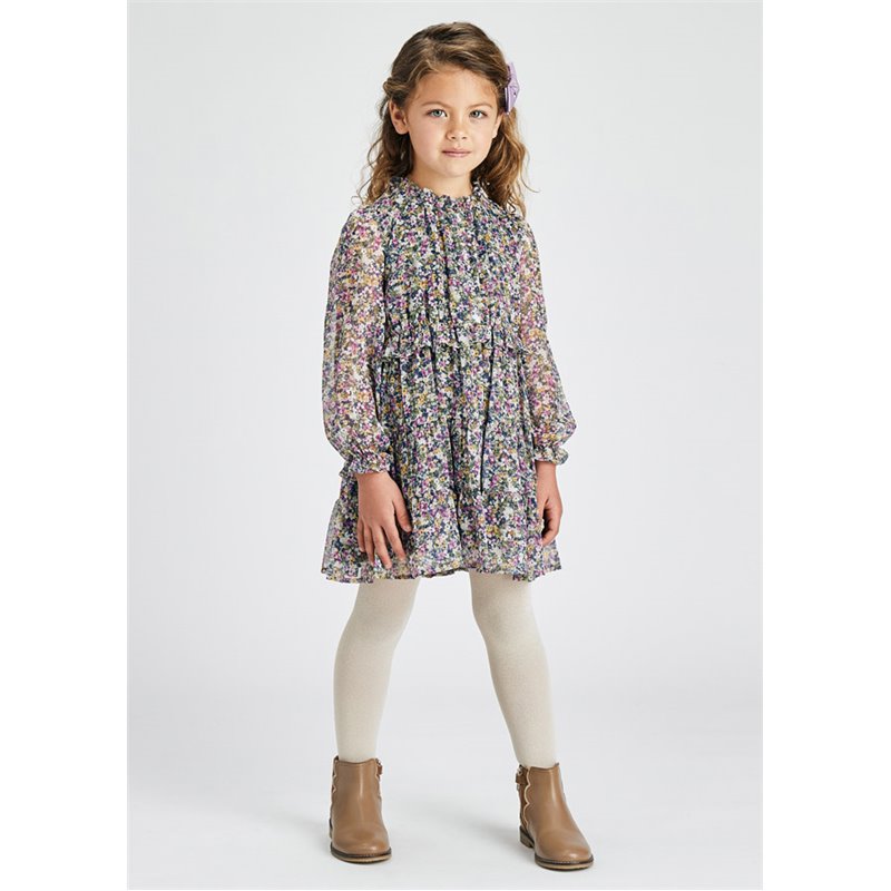 Mayoral Sukienka z nadrukiem dla dziewczynki 4928 col.26 Mayoral - 1