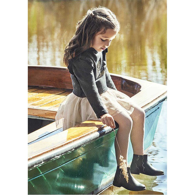 Mayoral Sukienka łączona dla dziewczynki 4940 col.28 Mayoral - 1