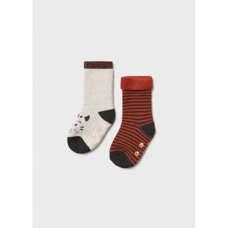 Mayoral Zestaw 2 par skarpetek dla niemowlęcia chłopca 10096 col.36 Mayoral - 1