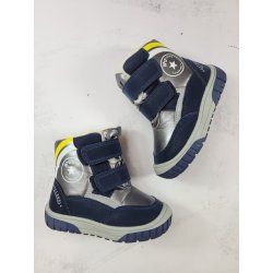 WOJTYŁKO Kozaki granatowo-szare z powłoką watterproof Wojtyłko - 1