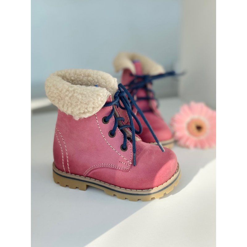 EMEL Buty dziewczęce zimowe róż E2648-1 Emel - 1