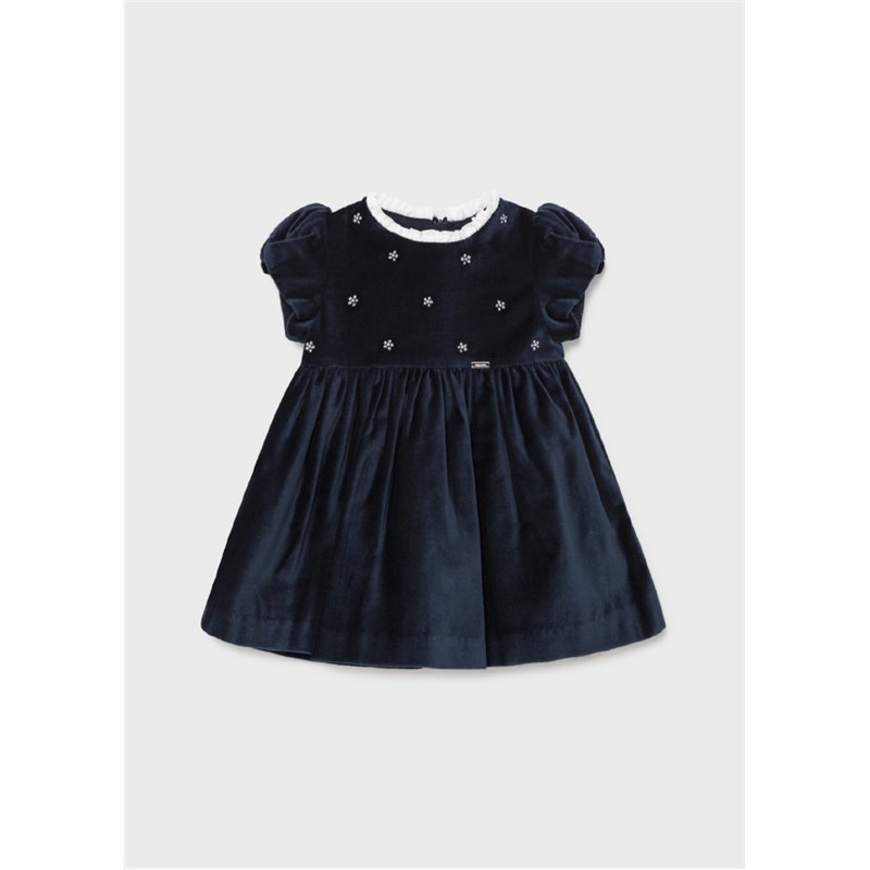 Mayoral Sukienka aksamitna dla niemowlęcia dziewczynki 2912 col.10