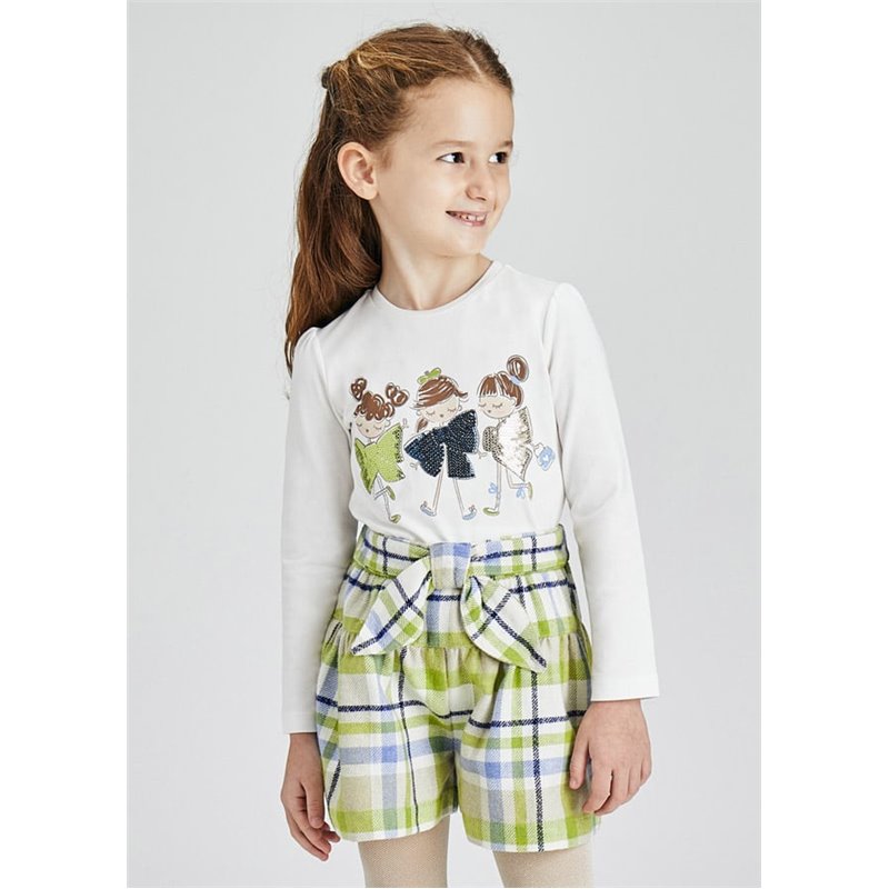 Mayoral Koszulka ECOFRIENDS laleczki dla dziewczynki 4008 col.50