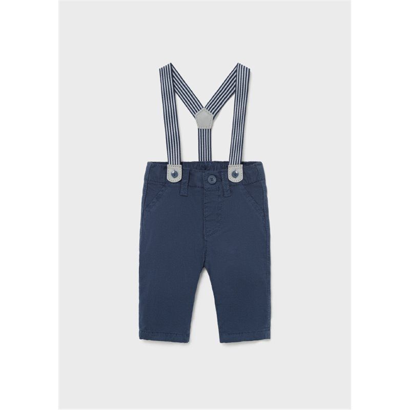Mayoral Długie spodnie na szelkach dla noworodka chłopca 2520 col.30 Mayoral - 1