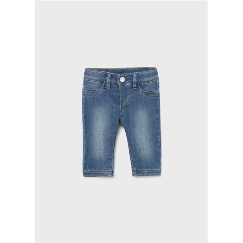 Mayoral Długie spodnie jeansowe dla noworodka dziewczynki 2594 col.95 Mayoral - 1