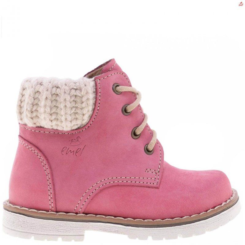 Emel buty trzewiki różowe z membraną EY2540A-1 Emel - 1