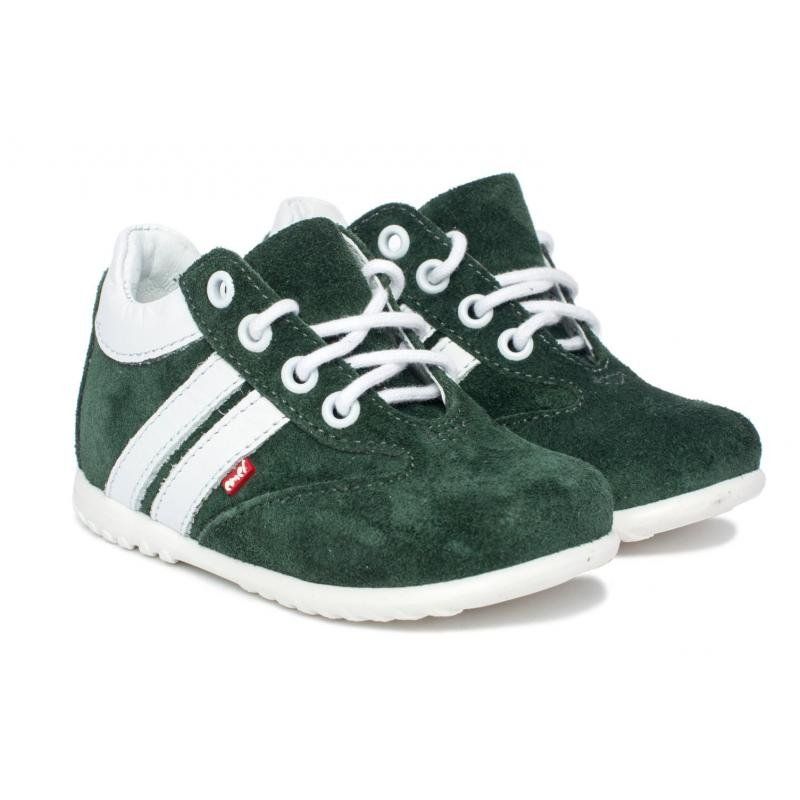 Emel buty trzewiki zamszowe butelkowa zieleń E2045A-1 Emel - 1