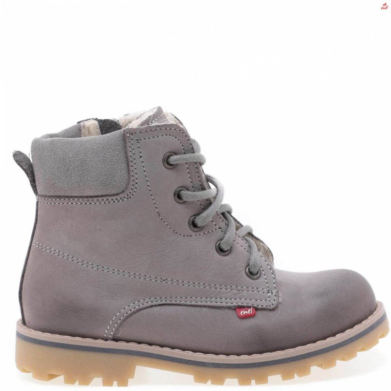 Emel buty trzewiki szare ocieplane EY2552-8 Emel - 1