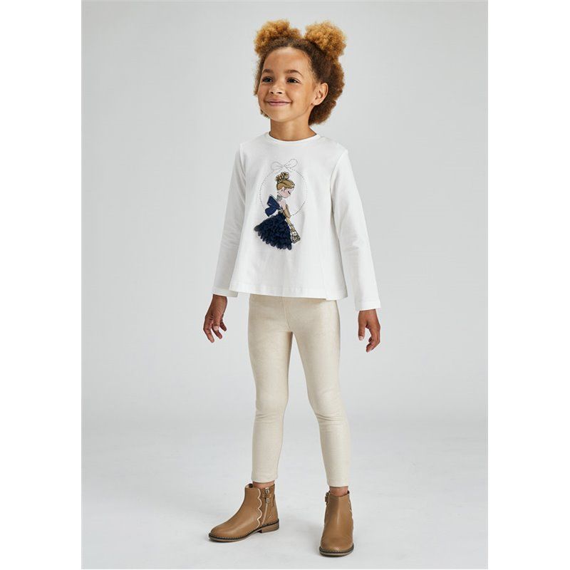 Mayoral Komplet z leginsami dla dziewczynki 4740 col.41 Mayoral - 1