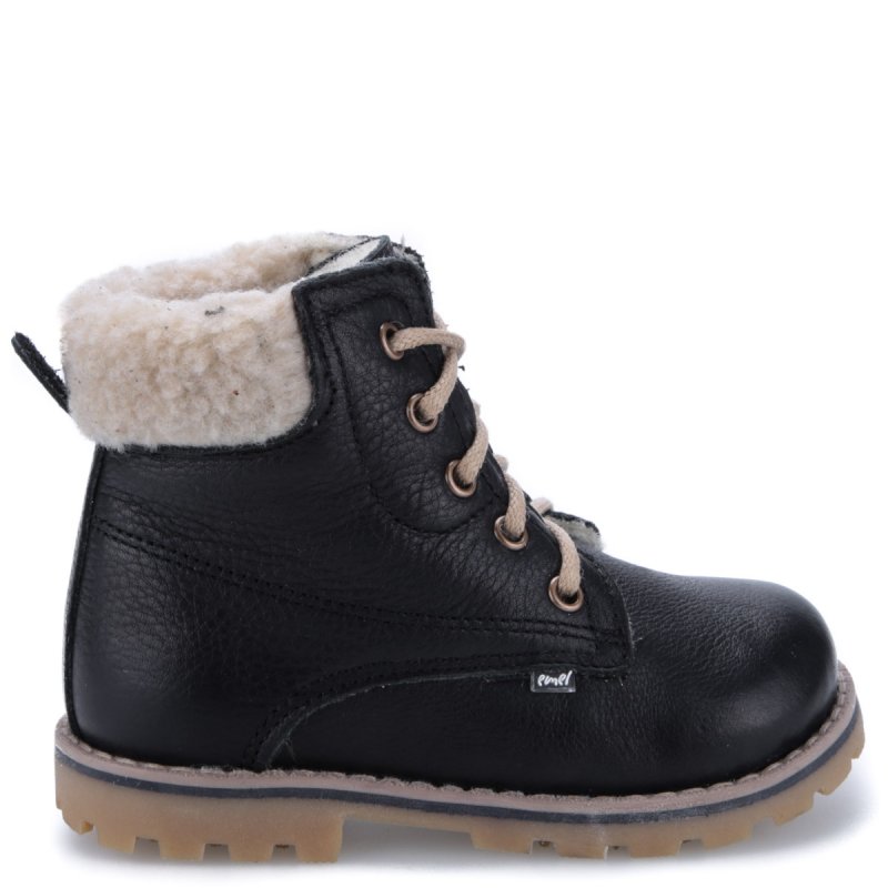 Emel buty zimowe czarne z membraną EV2552B-1 Emel - 1