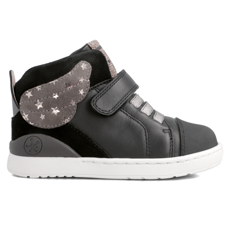 BIOMECANICS Półbuty ocieplane czarne skrzydła 211203 BIOMECANICS - 1