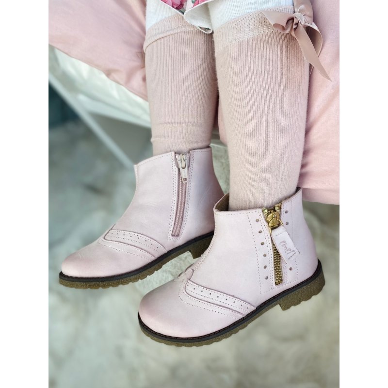 Emel buty trzewiki różowe ocieplane E2614-K5 Emel - 1