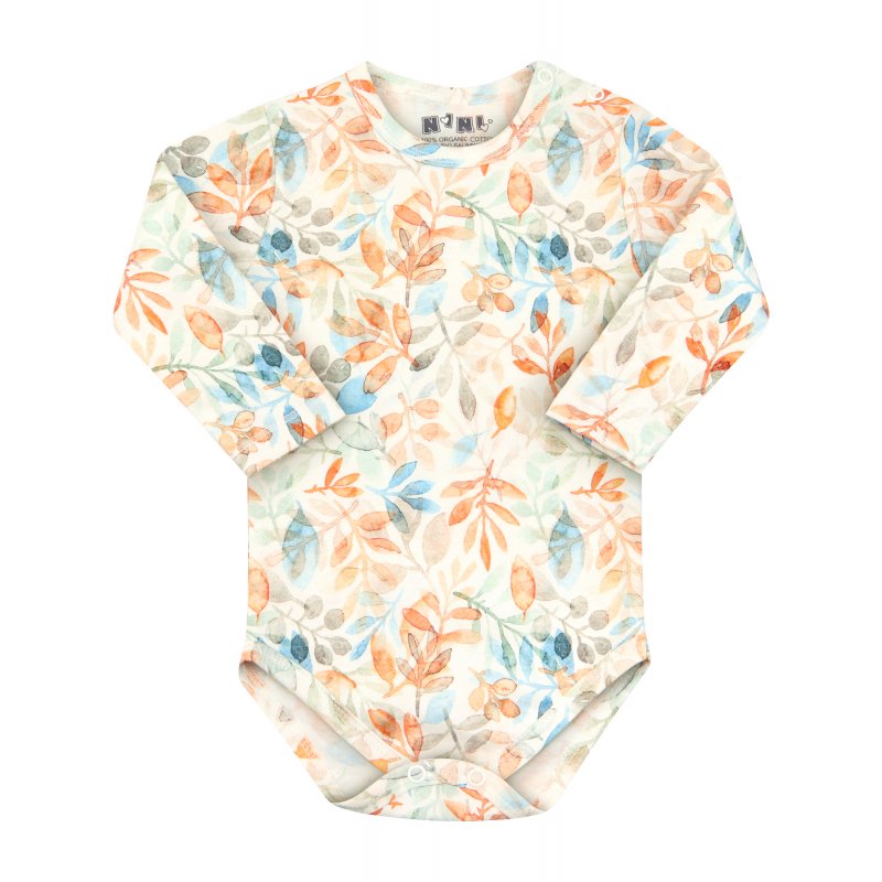 NINI Body z bawełny organicznej LIŚCIE NINI - 1