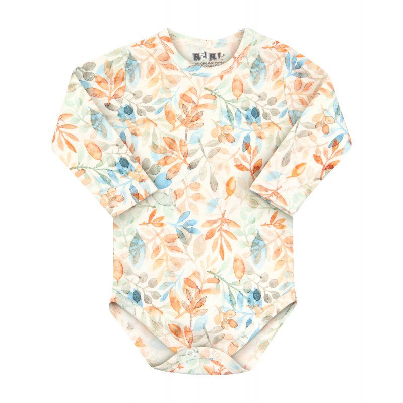 NINI Body z bawełny organicznej LIŚCIE NINI - 1