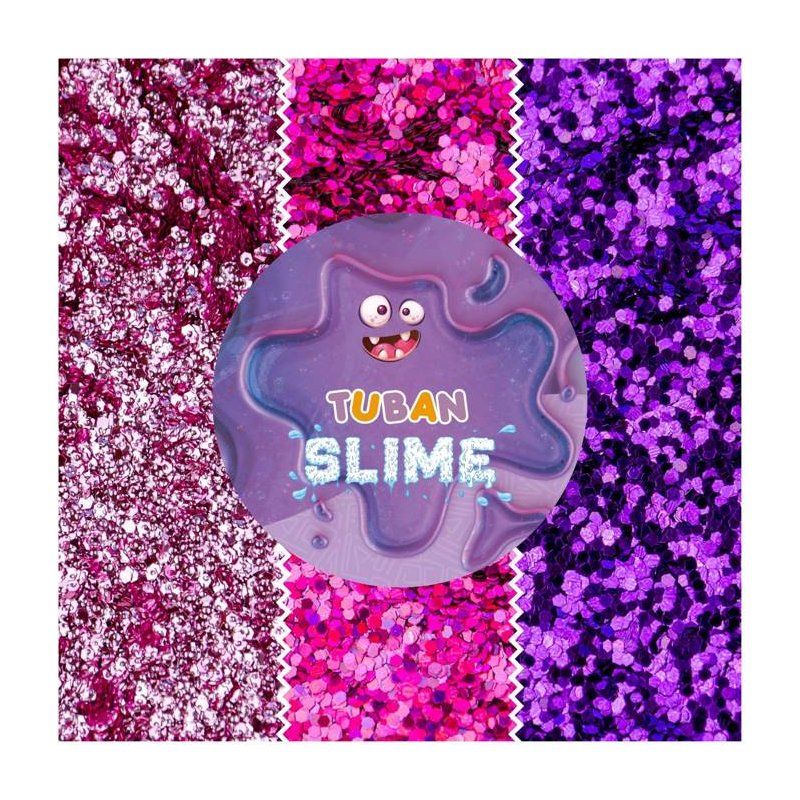 TUBAN Zestaw brokatów - różowa słodycz 3x5g Tuban - 1