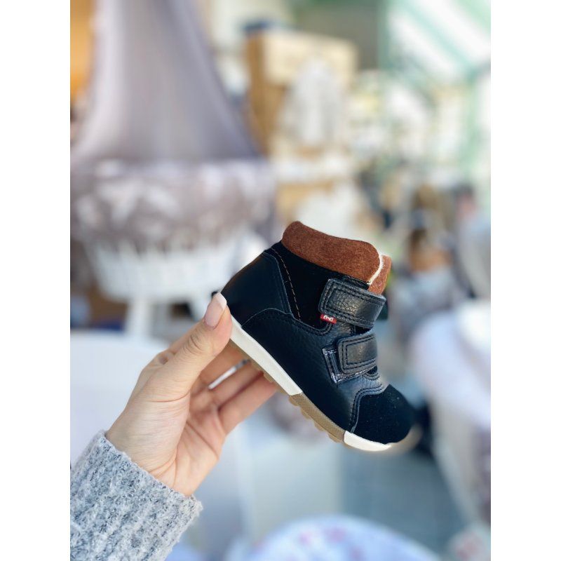 Emel buty zimowe czarne ocieplane wełną EV2721-6 Emel - 1