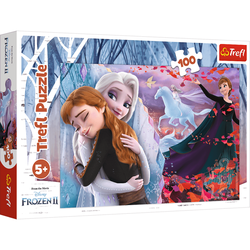 KRAINA LODU Trefl puzzle FROZEN 2 Na Zawsze Razem 100 elementów  - 1