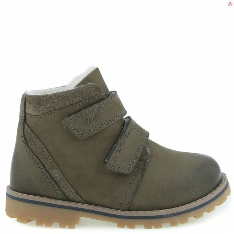 Emel buty zimowe oliwkowe ocieplane wełną E2722-V5 Emel - 1