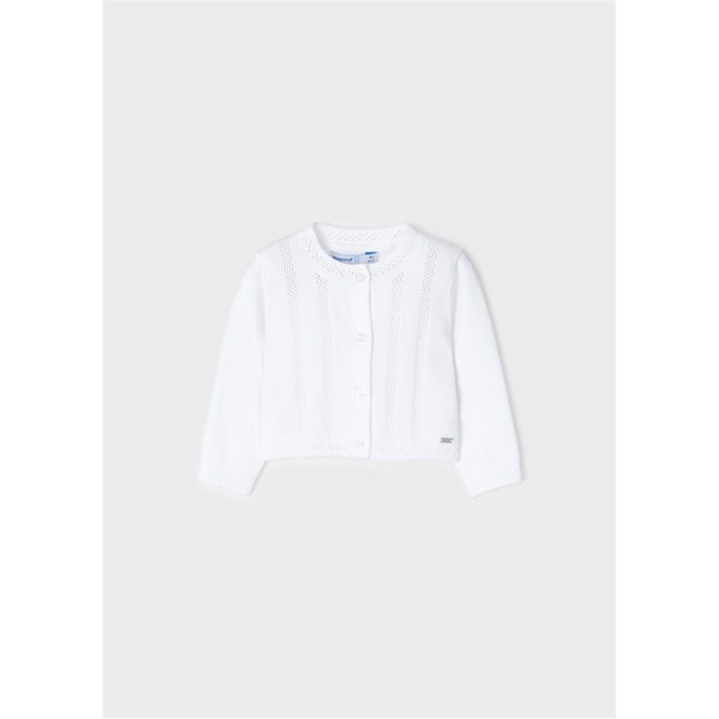 Mayoral Sweterek niemowlęcy trykotowy dla dziewczynki basic ECOFRIENDS 1358 col. 28 Mayoral - 1