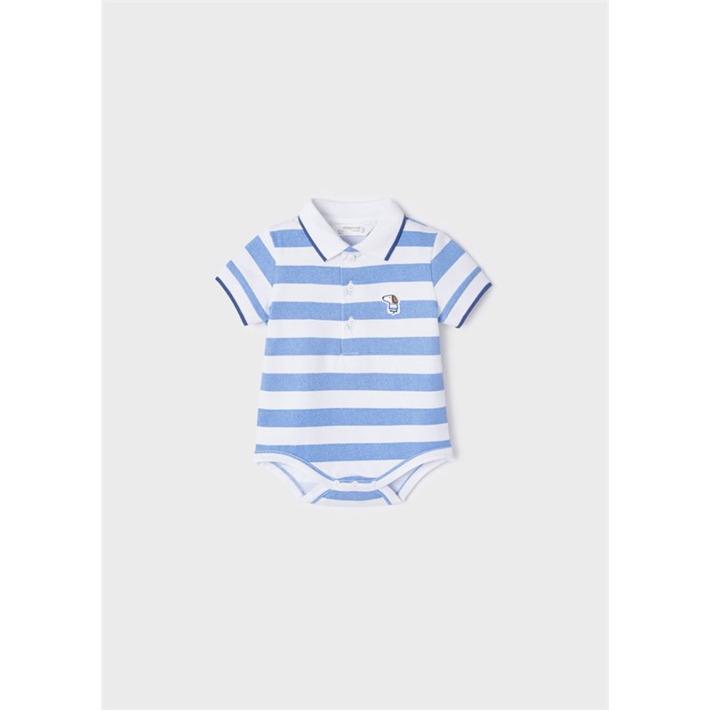 Mayoral Body dla noworodka z kołnierzykiem w paski 1709 col. 83