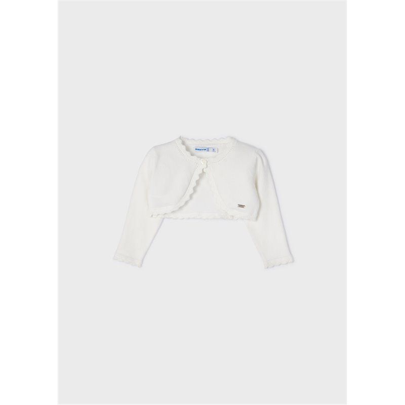 Mayoral Sweterek niemowlęcy dla dziewczynki bolerko 306 col. 32 Mayoral - 1