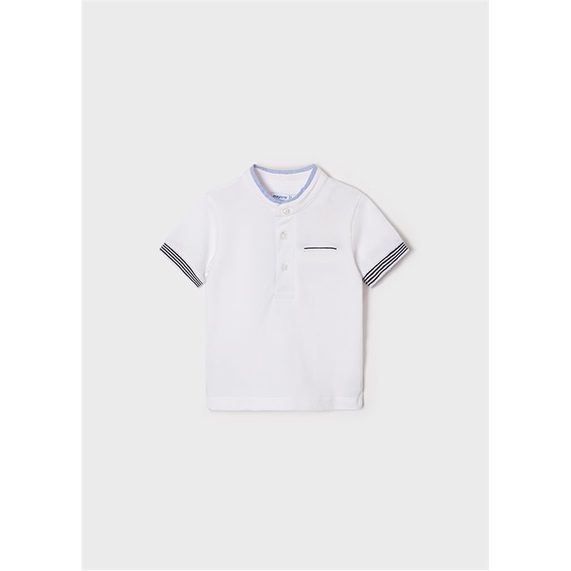 Mayoral Koszulka polo niemowlęca dla chłopca ze stójką ECOFRIENDS 1101 col. 47