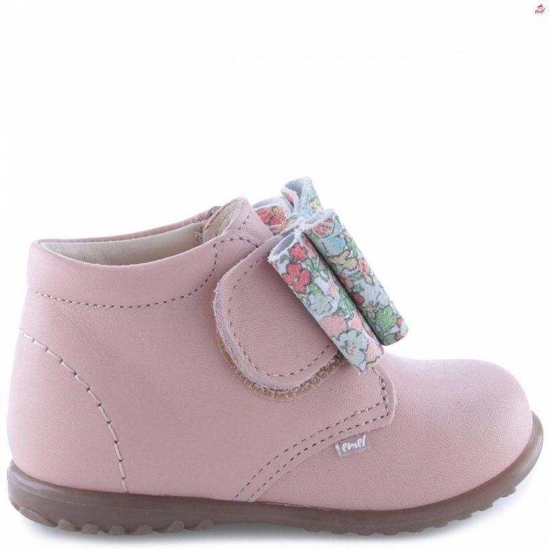 Emel buty trzewiki z kokardą róż ES1077F Emel - 1