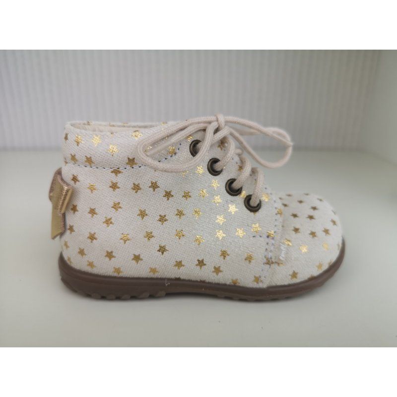 Emel buty trzewiki dziewczęce beżowe gwiazdki ES562D-38 Emel - 1