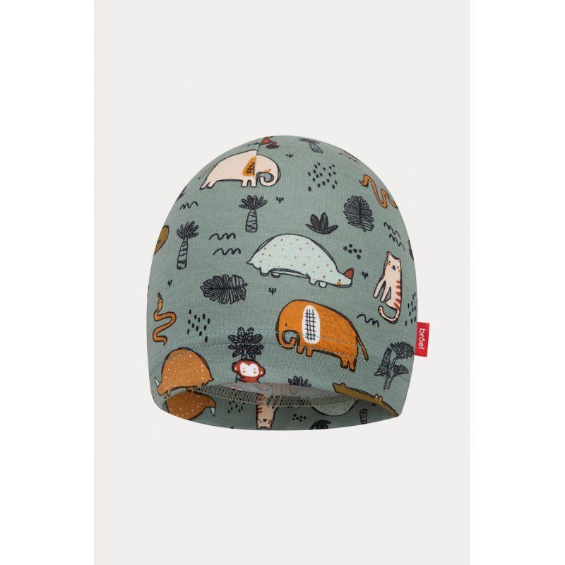 BROEL Czapka niemowlęca dla chłopca ALIBABA zielony safari Broel - 1