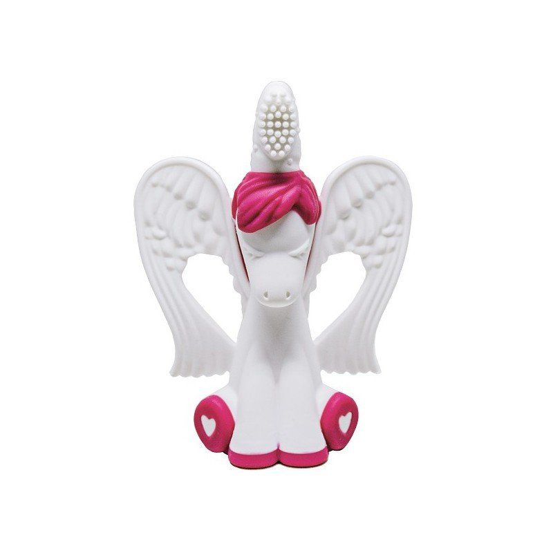 BABY BANANA Szczoteczka treningowa różowa Unicorn 3m+ Baby BANANA - 1