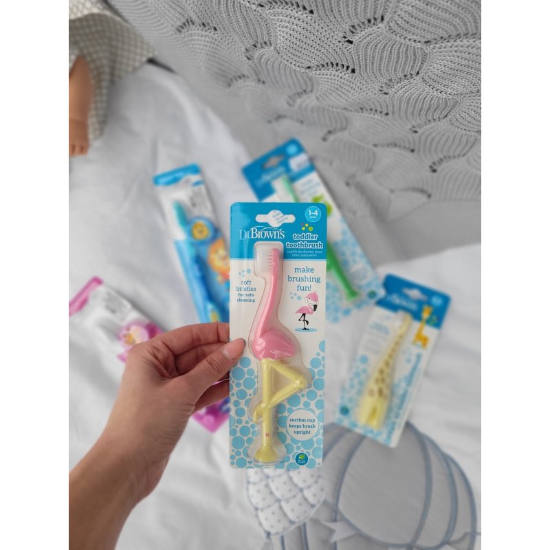 DR BROWN'S Szczoteczka do zębów FLAMING, 1-4 lat Dr.Brown's - 1