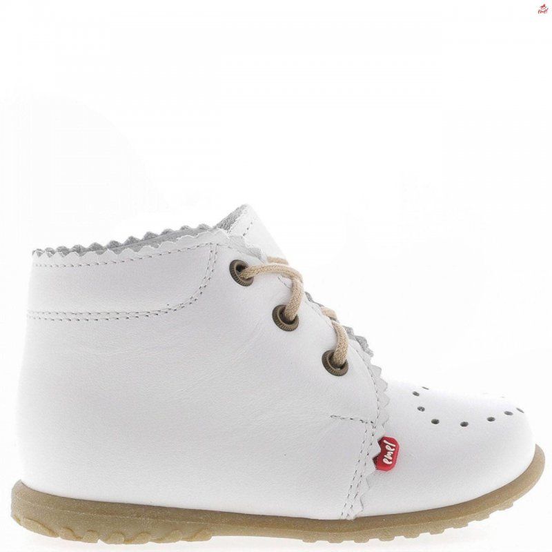 Emel buty trzewiki ażurowe serduszko białe ES1152 Emel - 1