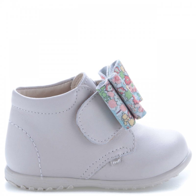 Emel buty trzewiki z kokardą kość słoniowa ES1077F-1 Emel - 1