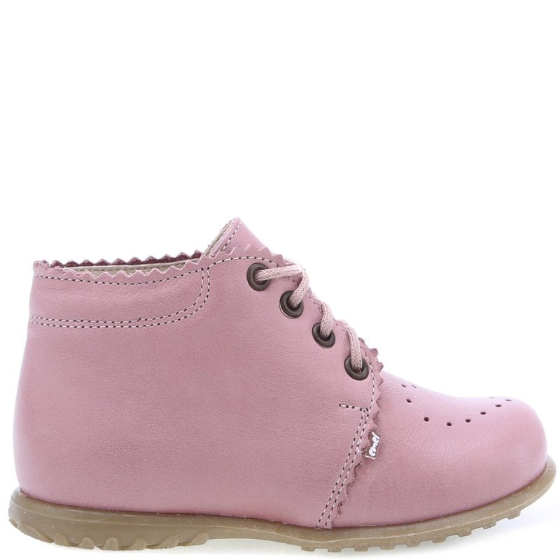 Emel buty trzewiki pudrowy róż ażurowe serduszko ES1152-5 Emel - 3