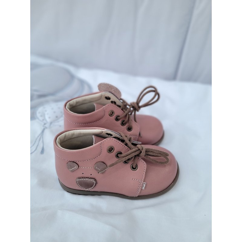 Emel buty trzewiki brudny róż roczki ES2343D-5 Emel - 1