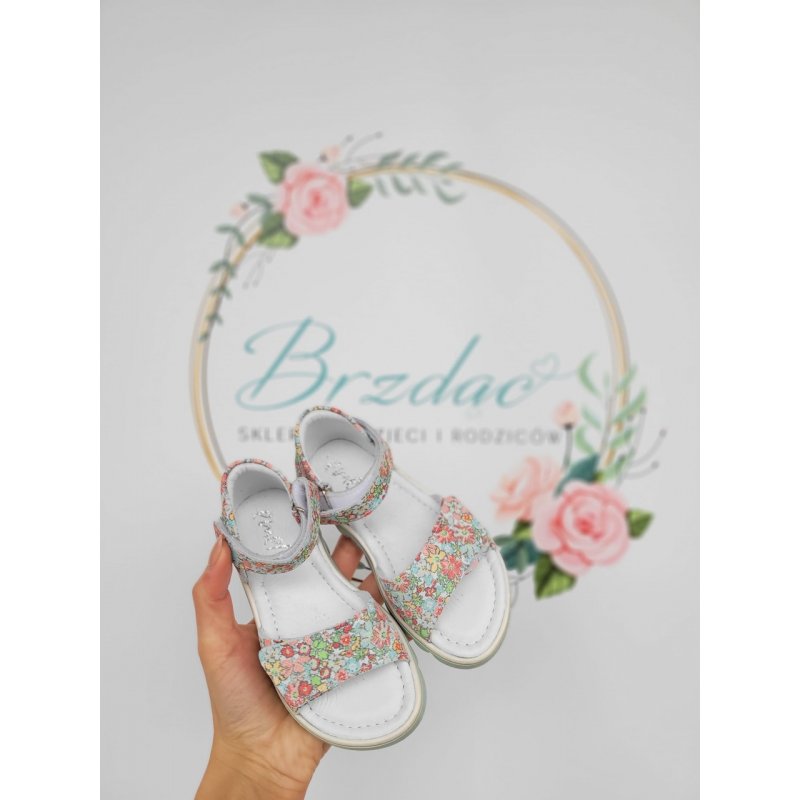 Emel buty sandały dla dziewczynki kwiaty E2707B-2 Emel - 6