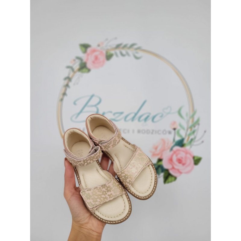 Emel buty sandały różowe kwiatki E2681A Emel - 2