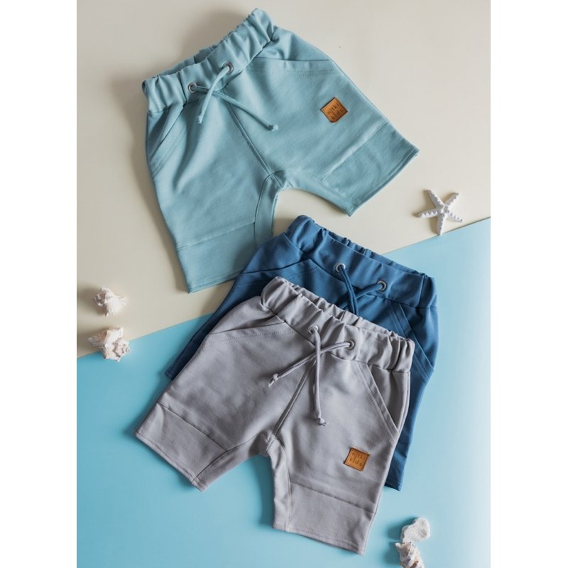 Nitki Krótkie spodenki chłopięce granatowe Nitki Kid's Fashion - 1